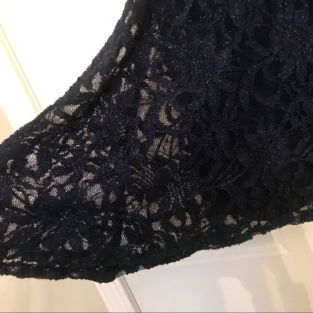 ✨NWT✨ Prom Hoco Formal Blue Sparkle Dress Dillards - Picture 4 of 6